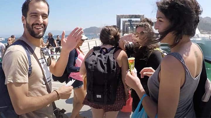 Students on an excursion.